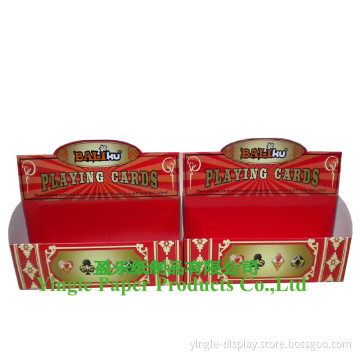 Playing cards display, Gift Box, PDQ Counter Dispplay, Cardboard Display (PB-YL01)